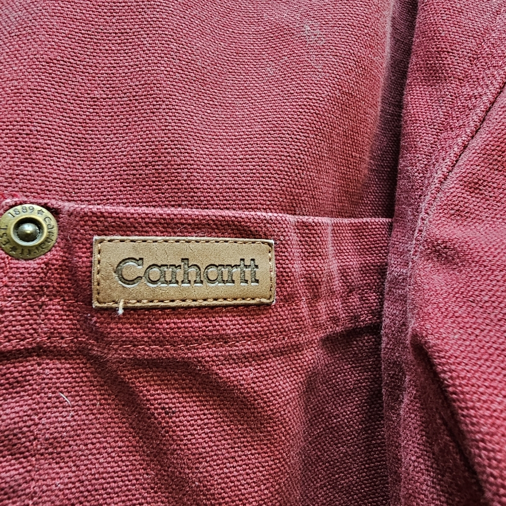 Carhartt Plaid Lined Shacket 2XLT Vintage - Picture 5 of 12
